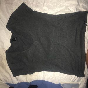 v neck, pretty short length